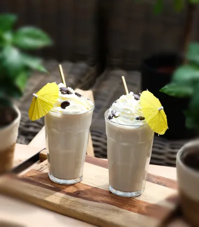 Banana Yogurt Agave sirup Flip Smoothie